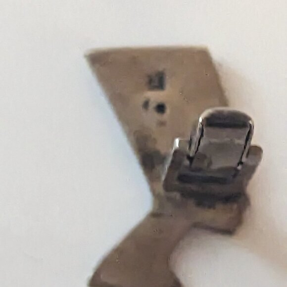 Vintage Egyptian Sterling Silver Cufflinks Nefertiti Egyptian Revival Whale Back - Picture 7 of 9